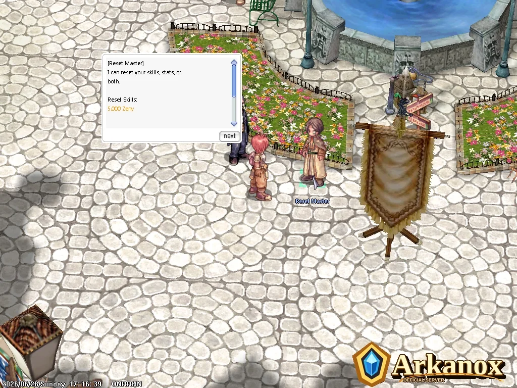 Reset Master NPC